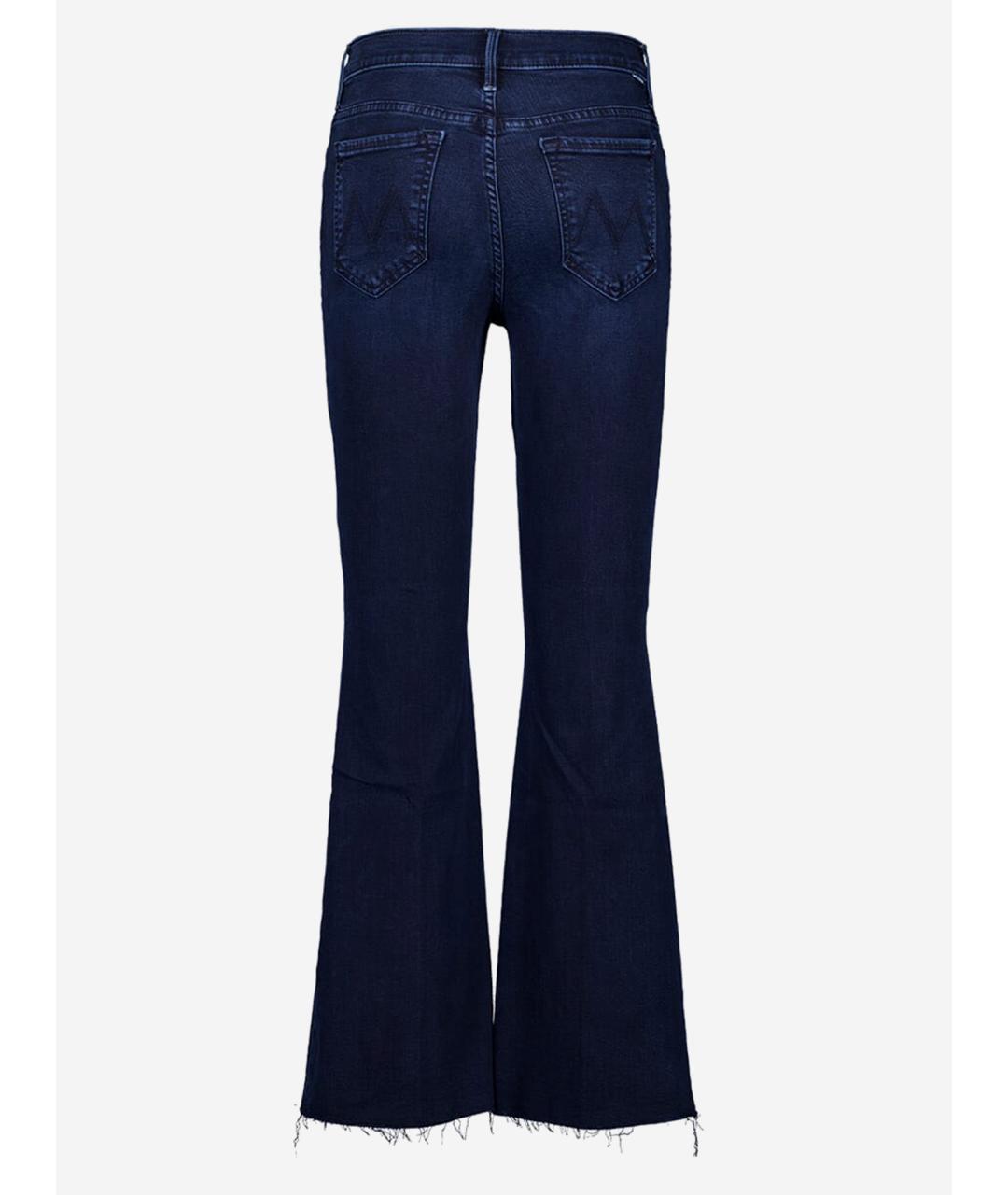 MOTHER Темно-синие хлопковые джинсы клеш, фото 2