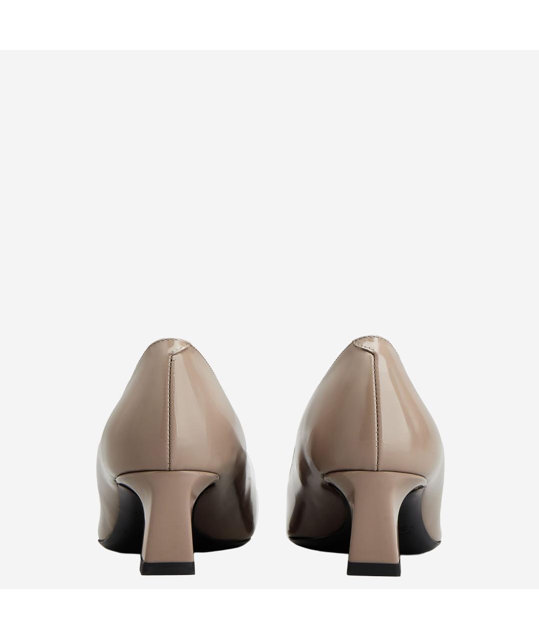 ROGER VIVIER Бежевые туфли из лакированной кожи, фото 3