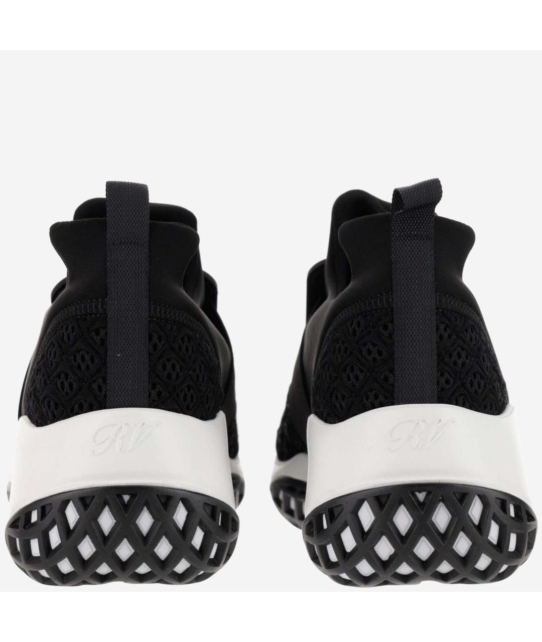 ROGER VIVIER Черные синтетические кроссовки, фото 3