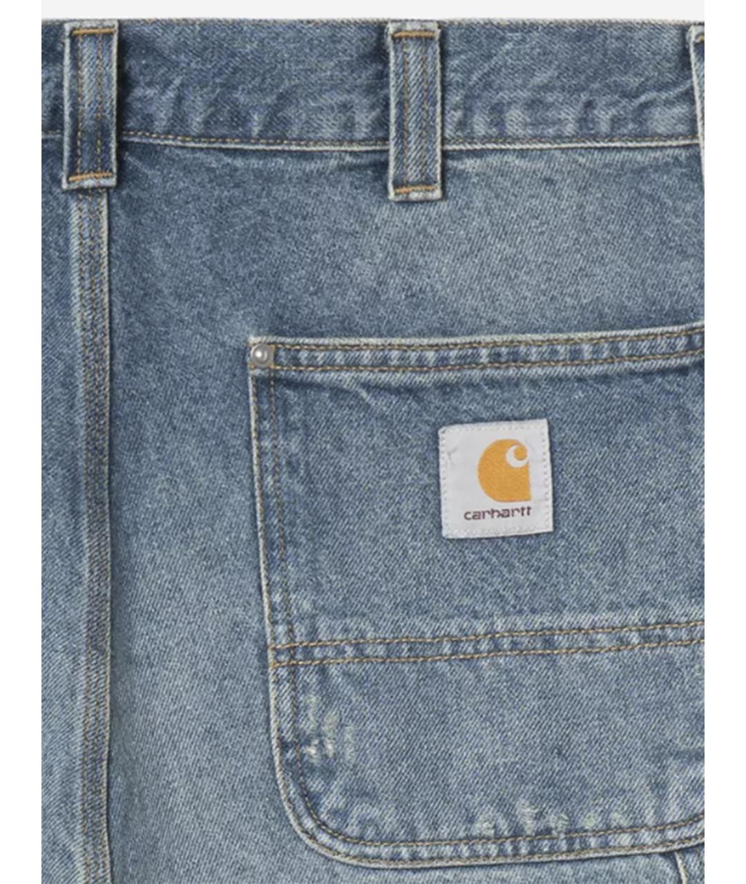 CARHARTT WIP Синие хлопковые шорты, фото 3