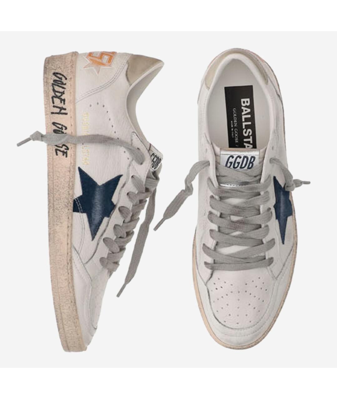 GOLDEN GOOSE DELUXE BRAND Мульти кожаные низкие кроссовки / кеды, фото 4