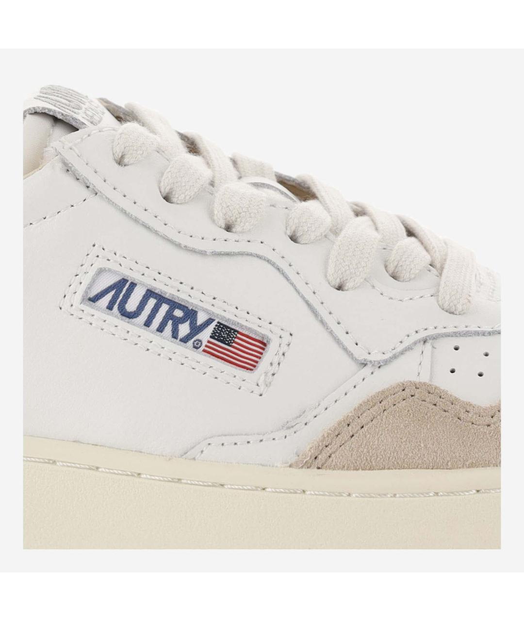 AUTRY Белые кожаные кеды, фото 5