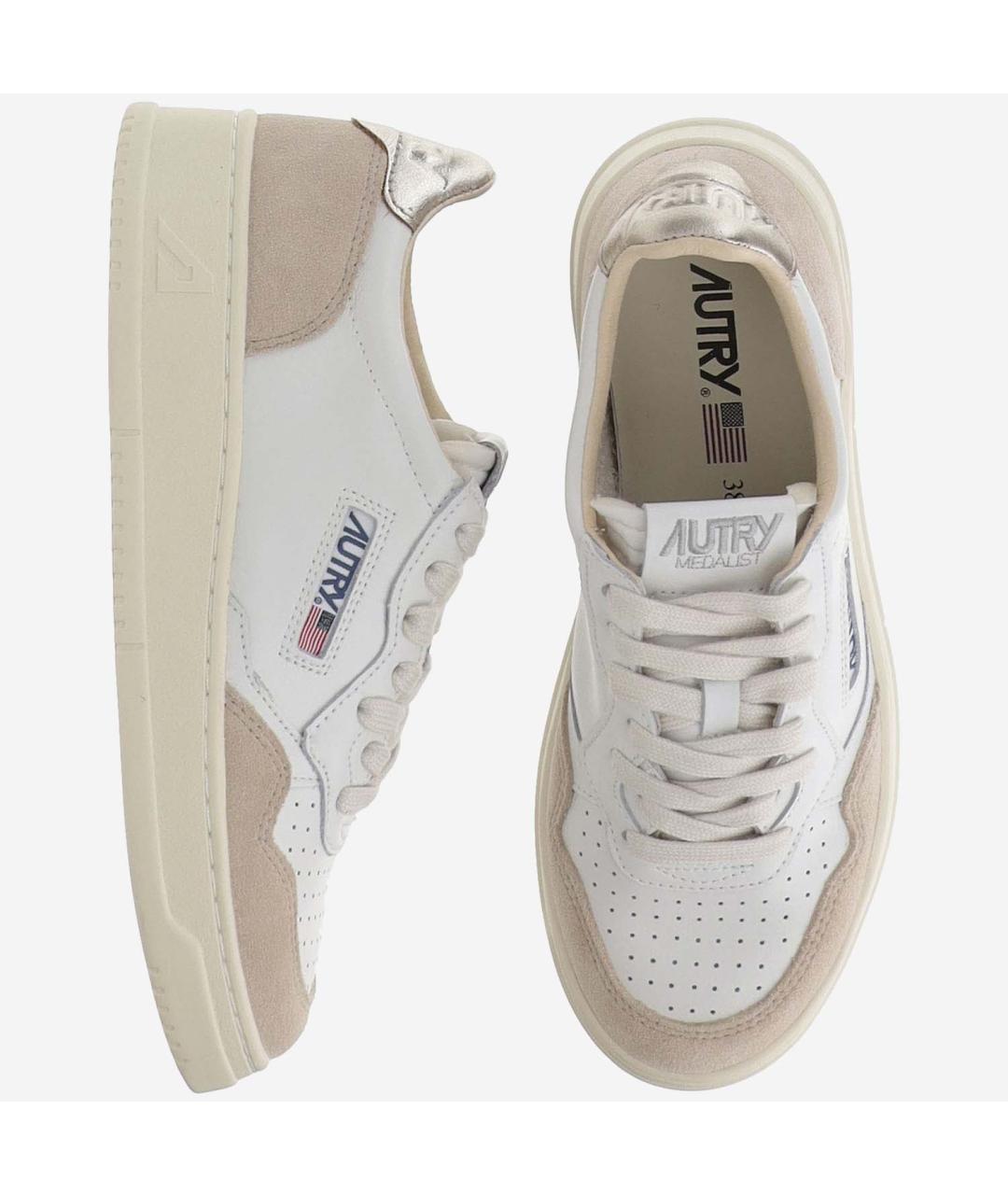 AUTRY Белые кожаные кеды, фото 2