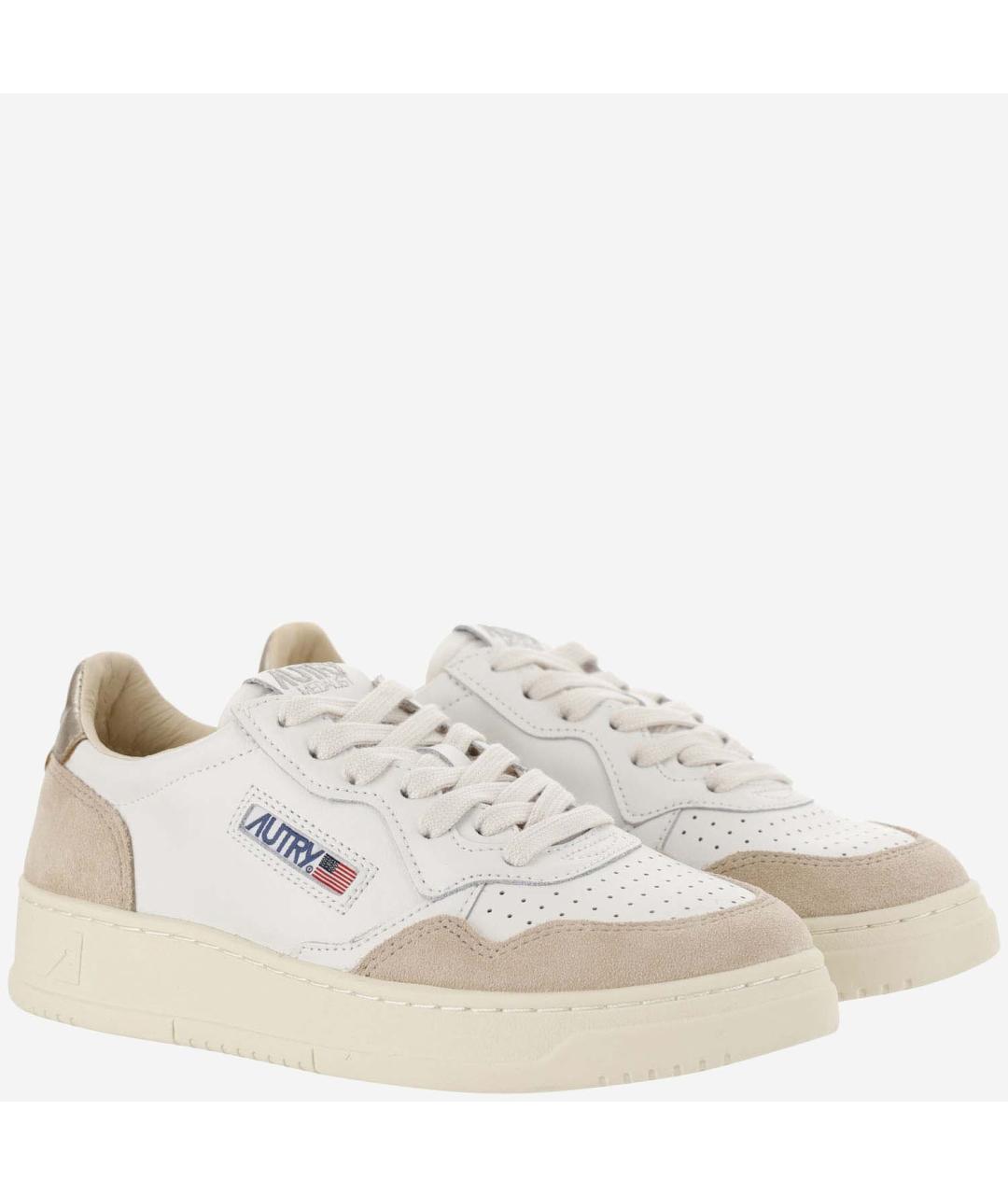 AUTRY Белые кожаные кеды, фото 3