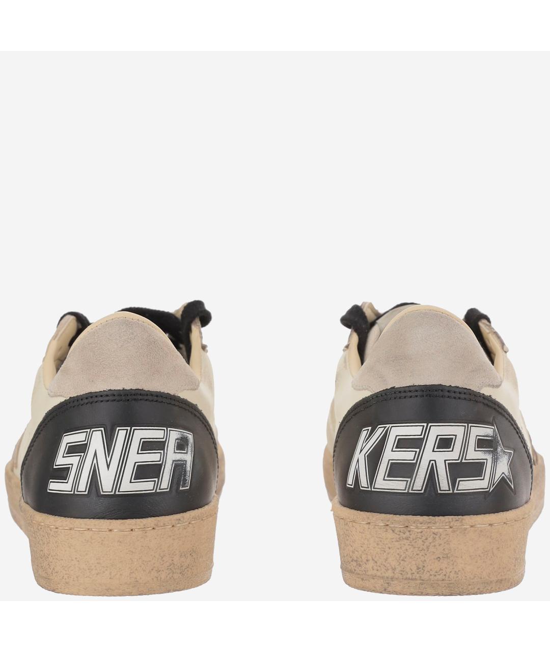 GOLDEN GOOSE DELUXE BRAND Мульти кожаные низкие кроссовки / кеды, фото 4