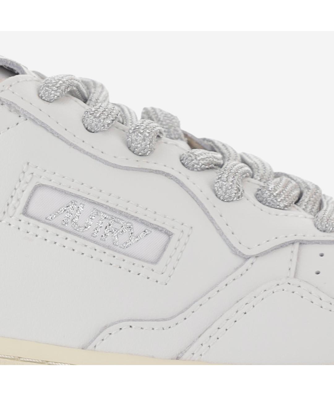 AUTRY Белые кожаные кроссовки, фото 5