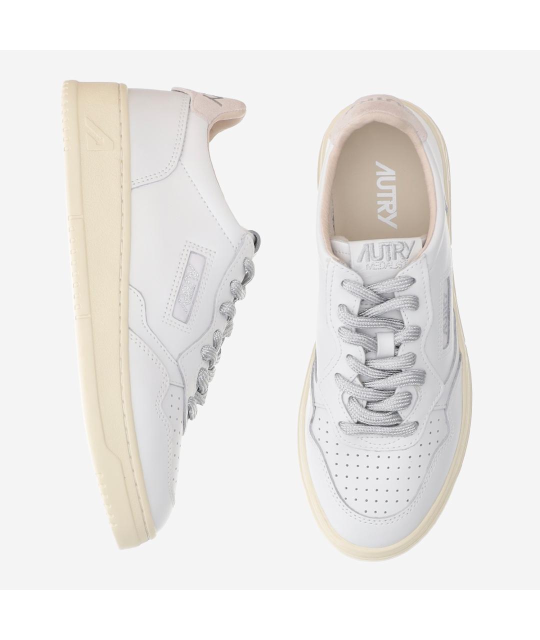 AUTRY Белые кожаные кроссовки, фото 2
