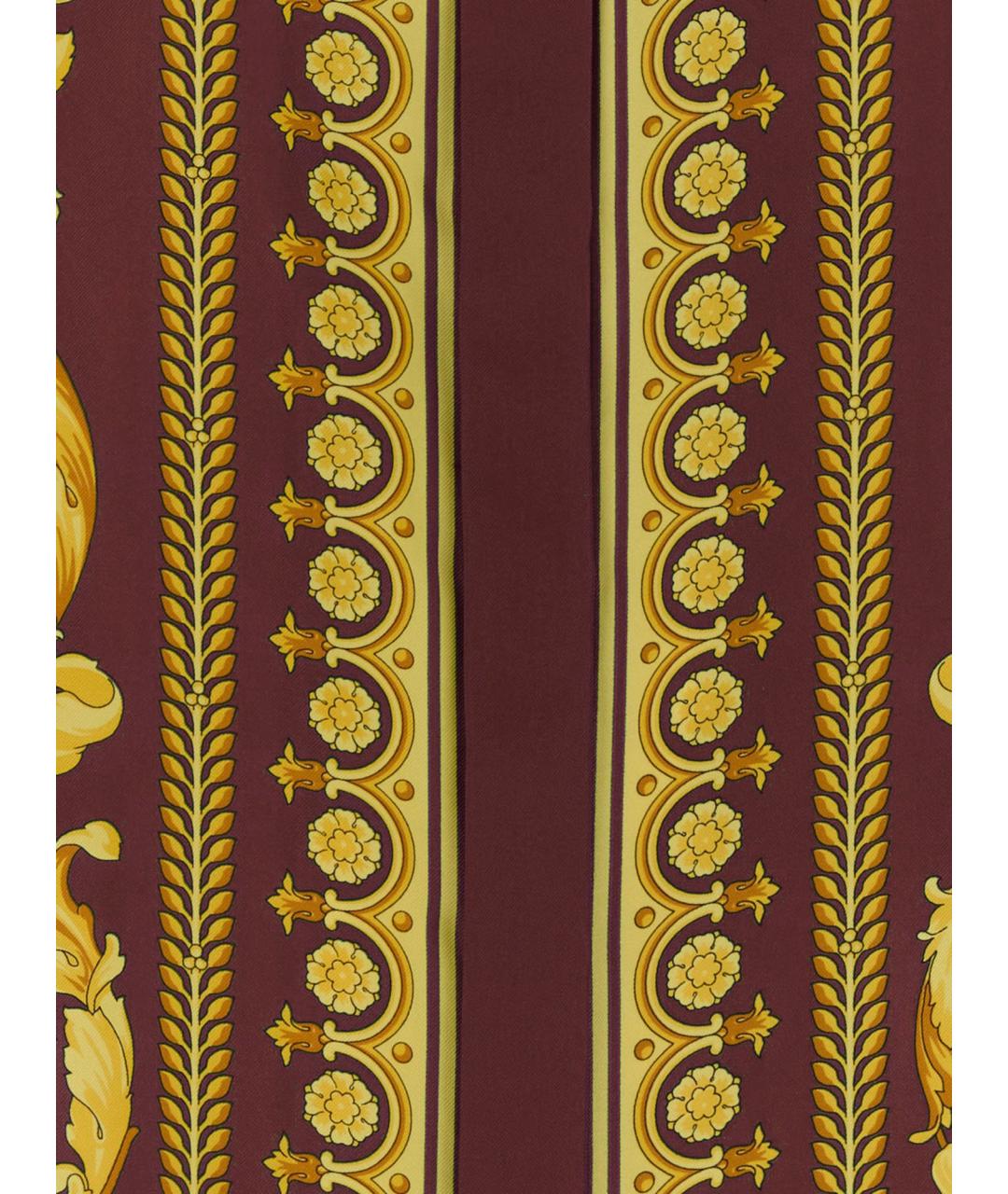 VERSACE Фиолетовая шелковая рубашка, фото 3