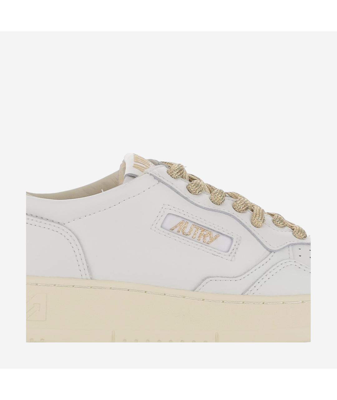 AUTRY Белые кожаные кеды, фото 5