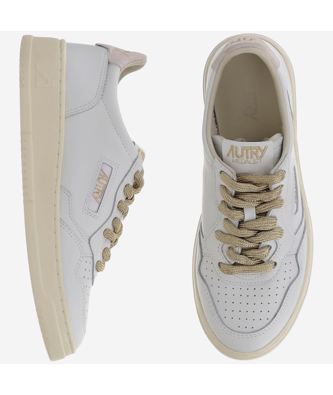 AUTRY Белые кожаные кеды, фото 2
