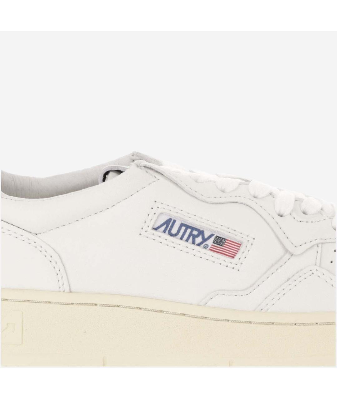 AUTRY Белые кожаные кеды, фото 5