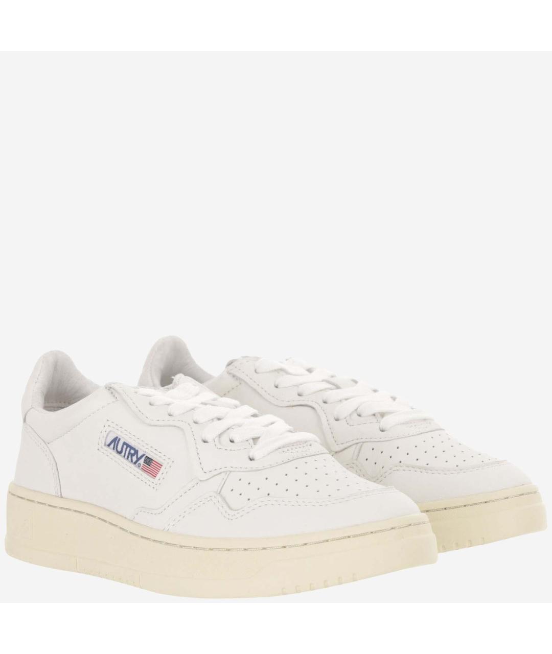 AUTRY Белые кожаные кеды, фото 3