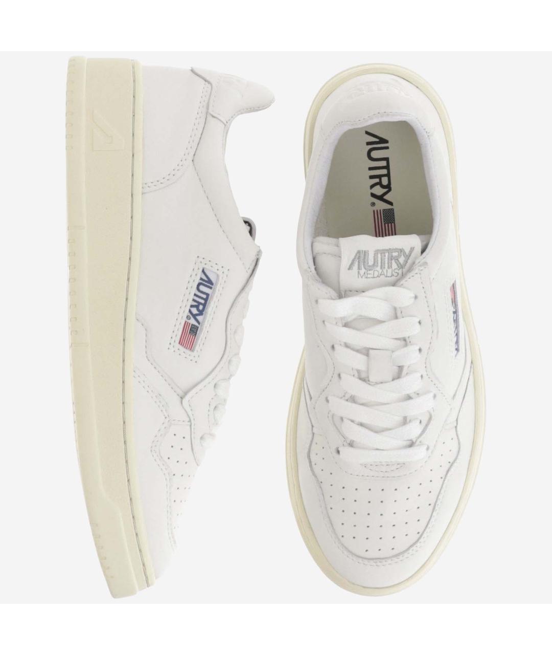 AUTRY Белые кожаные кеды, фото 2