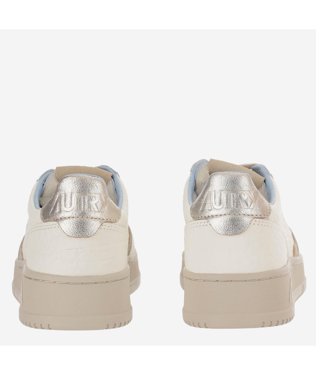 AUTRY Бежевые кожаные кеды, фото 4