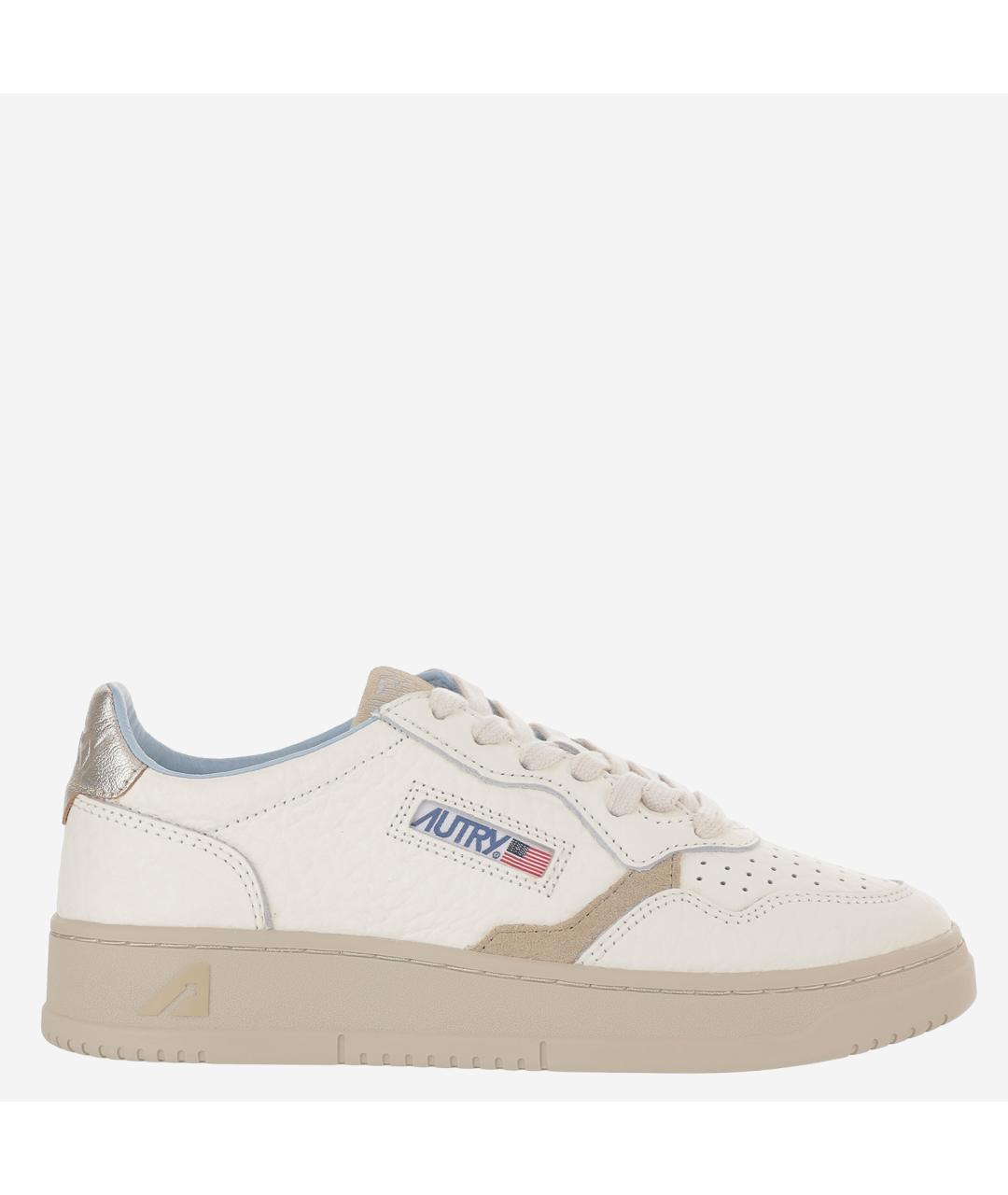 AUTRY Бежевые кожаные кеды, фото 6