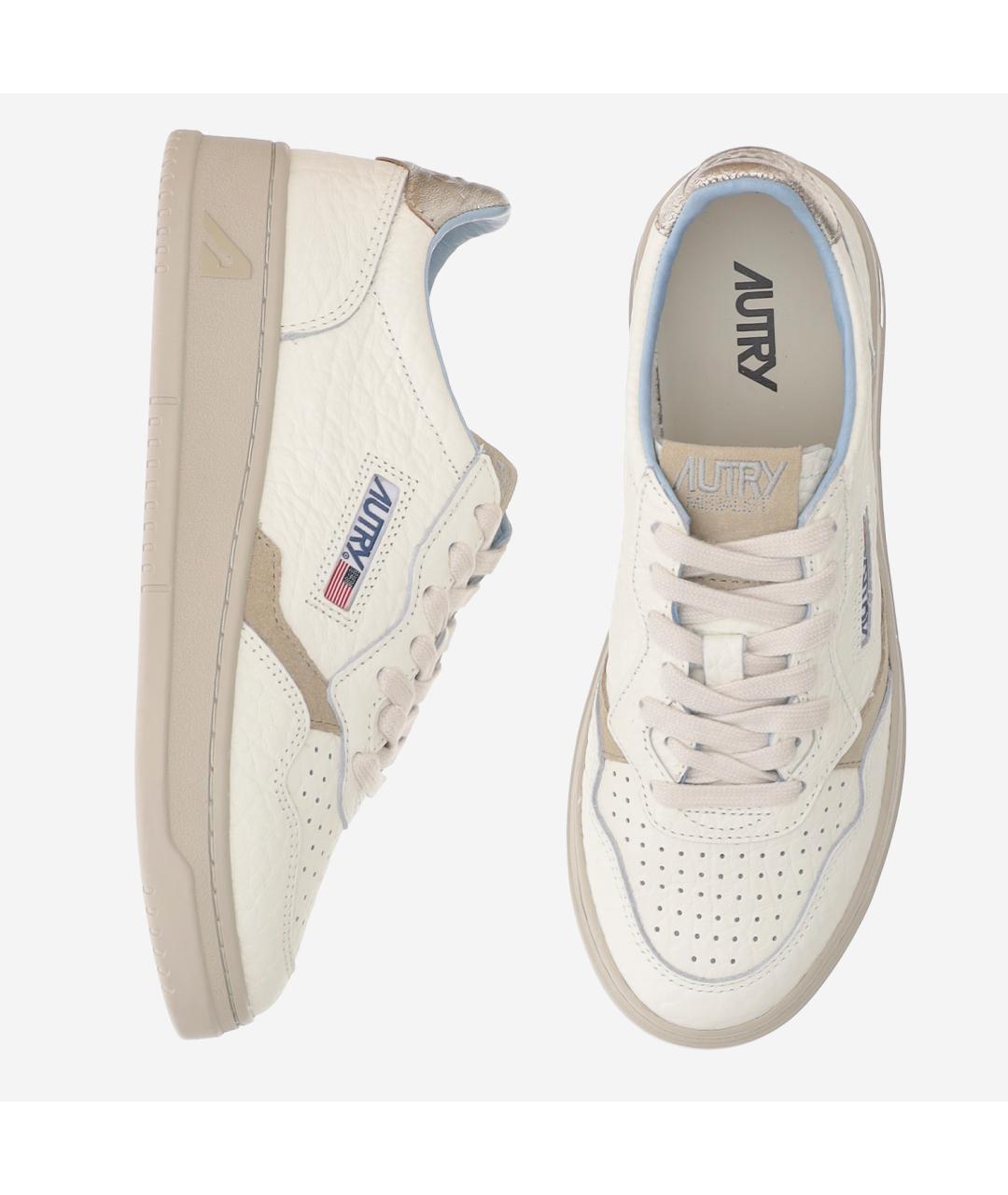 AUTRY Бежевые кожаные кеды, фото 2