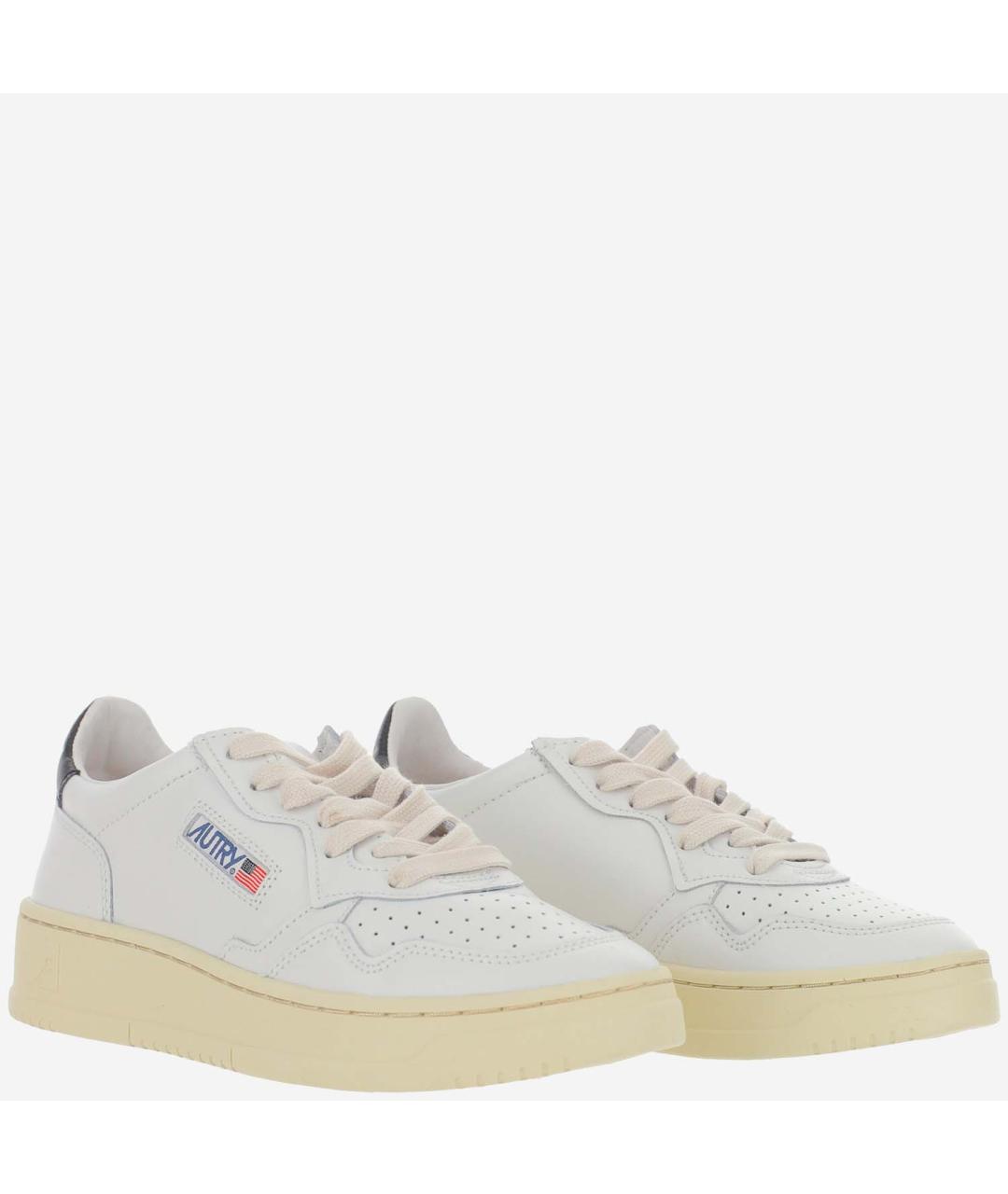 AUTRY Белые кожаные кроссовки, фото 2