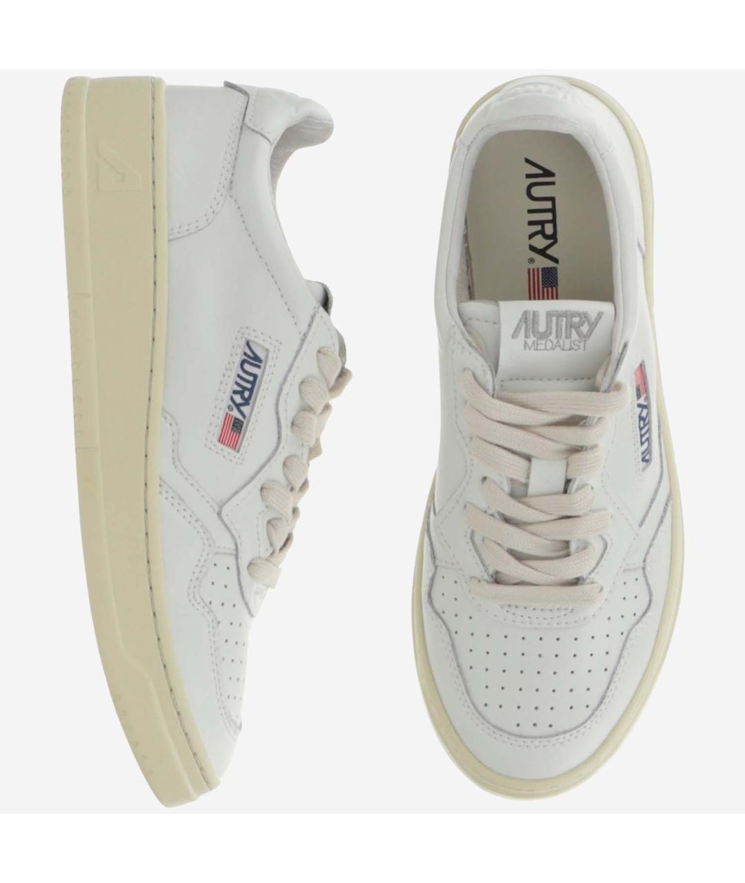 AUTRY Белые кожаные кеды, фото 2