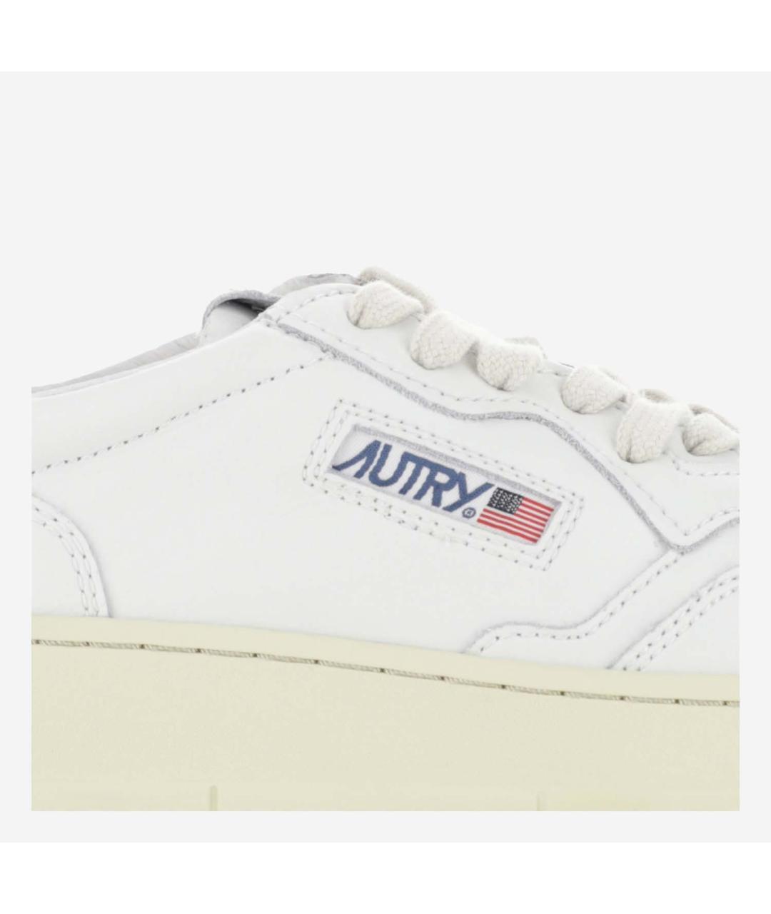 AUTRY Белые кожаные кеды, фото 5