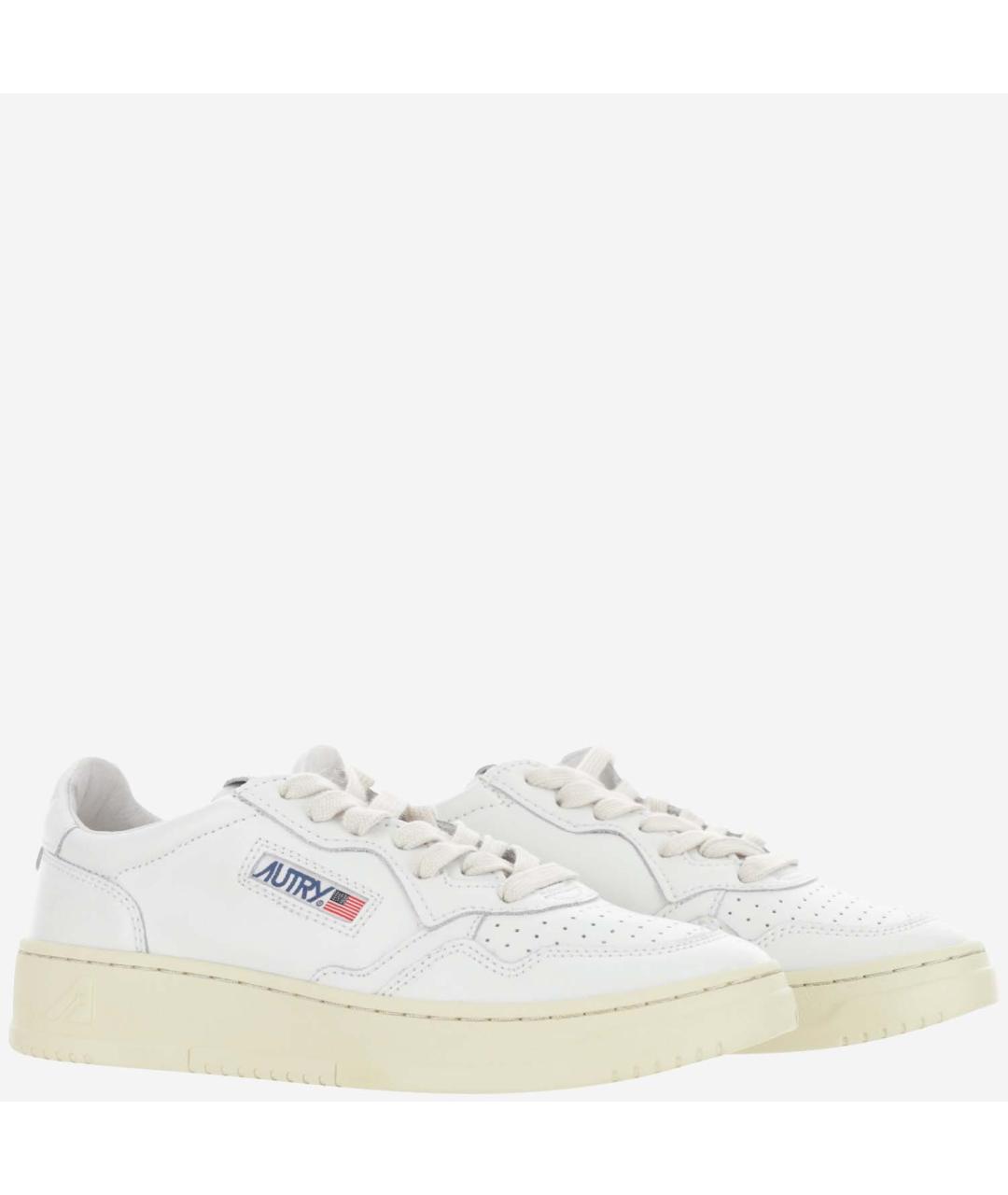 AUTRY Белые кожаные кеды, фото 3