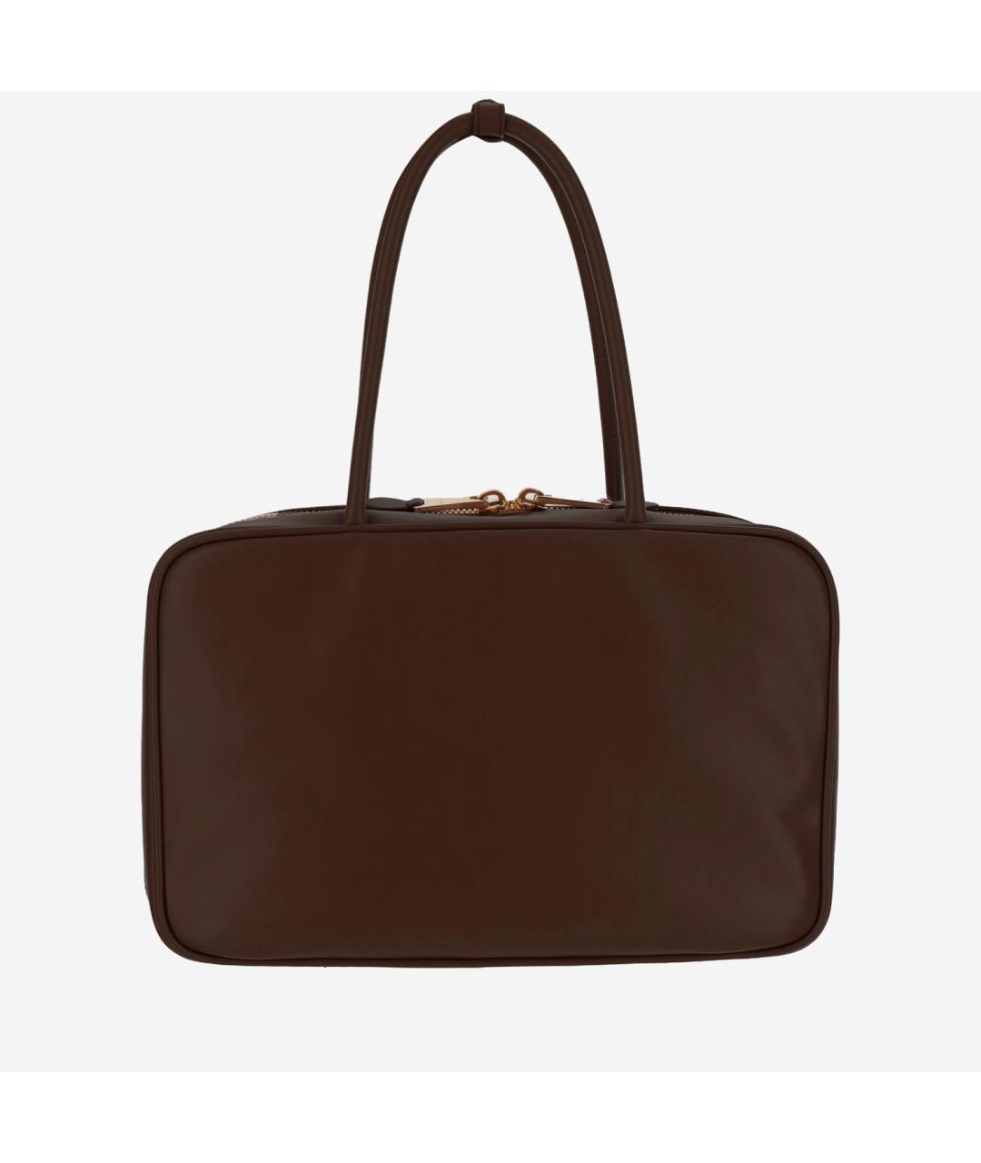 MIU MIU Коричневая кожаная сумка тоут, фото 3