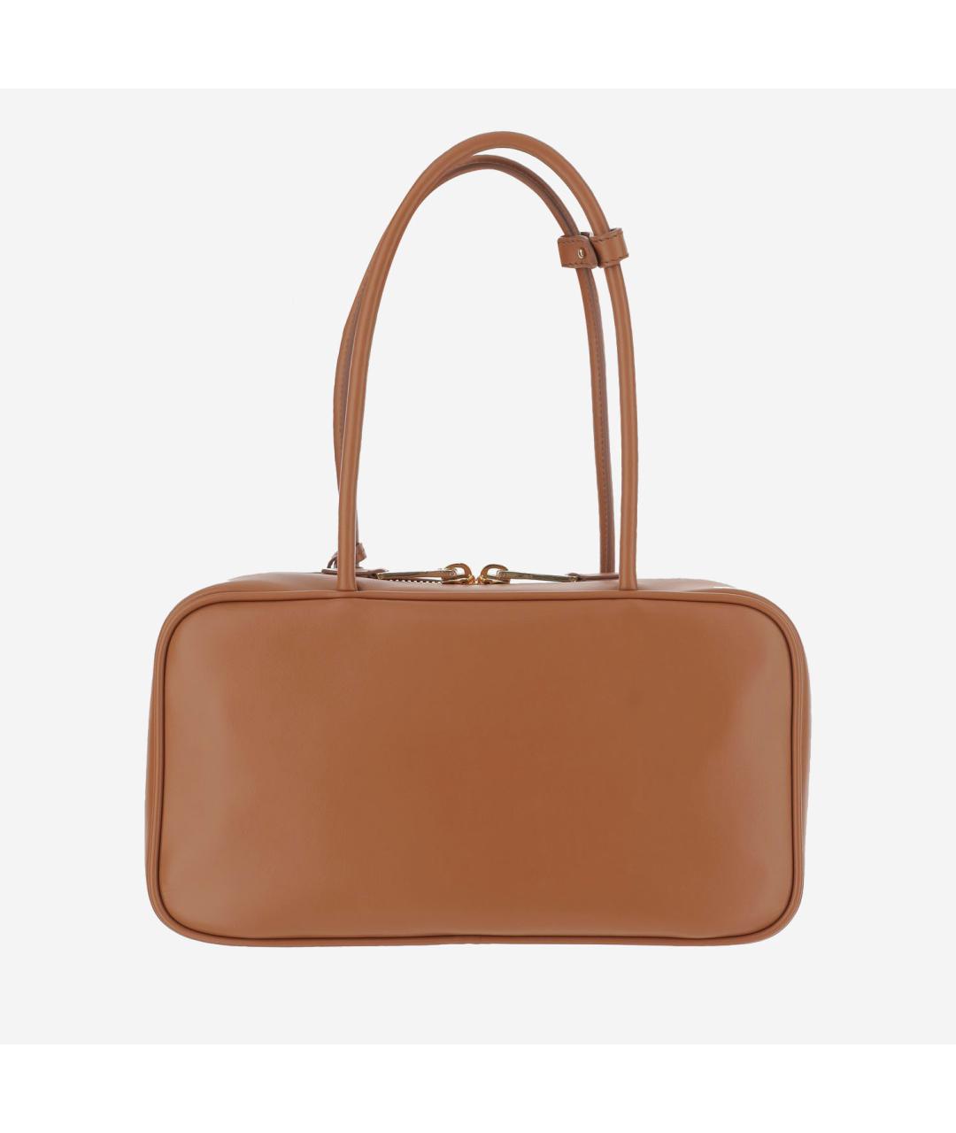 MIU MIU Коричневая кожаная сумка тоут, фото 3