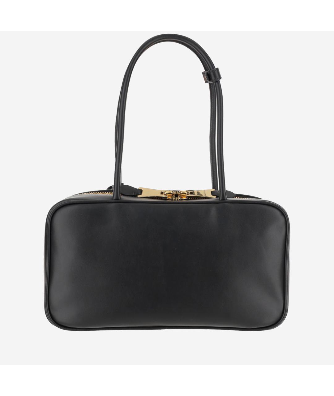 MIU MIU Черная кожаная сумка тоут, фото 3