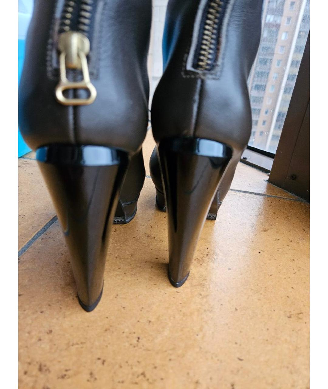 MARNI Коричневые кожаные сапоги, фото 6