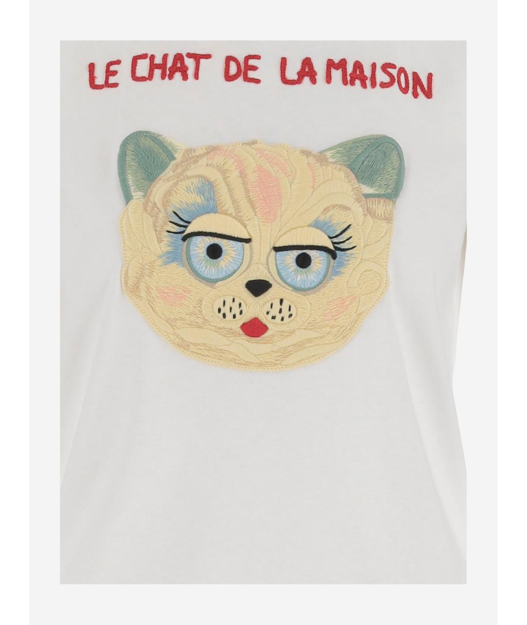 VALENTINO Белая хлопковая футболка, фото 3