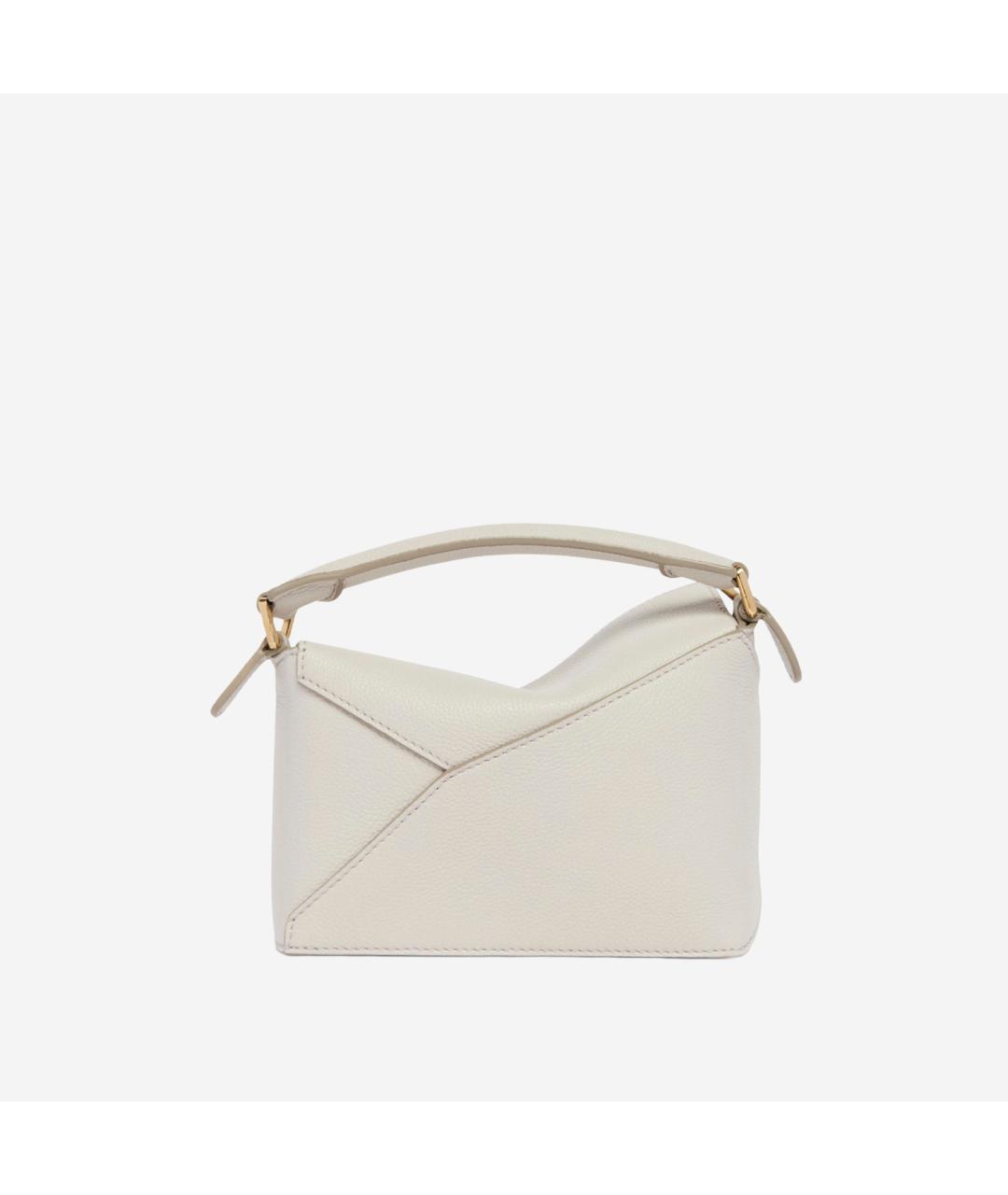 LOEWE Белая хлопковая сумка тоут, фото 3