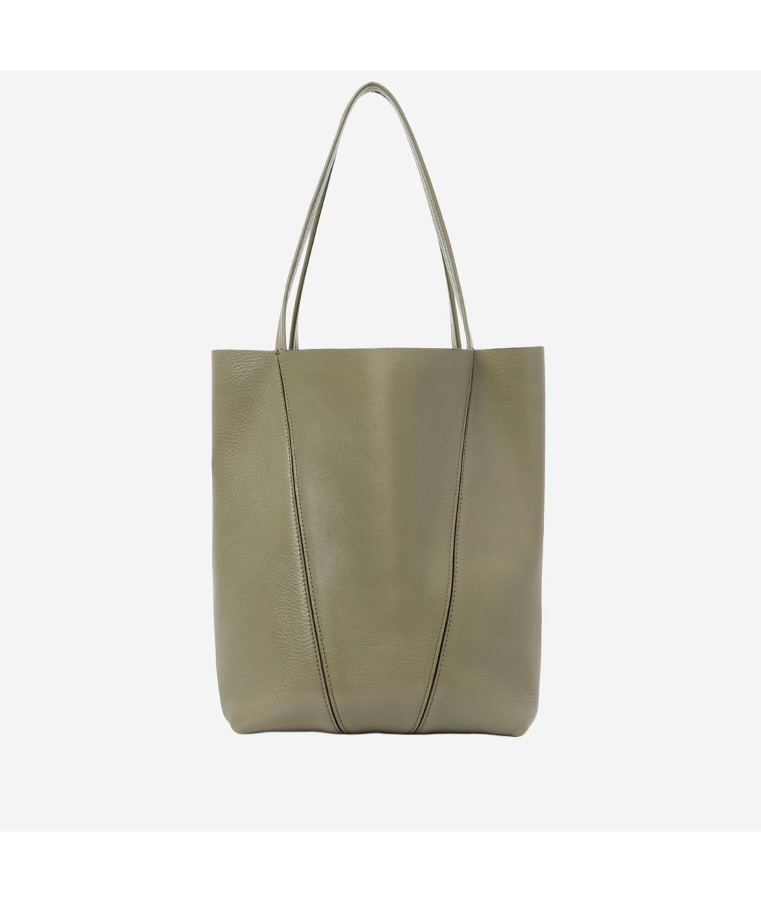 CHLOE Зеленая кожаная сумка тоут, фото 4