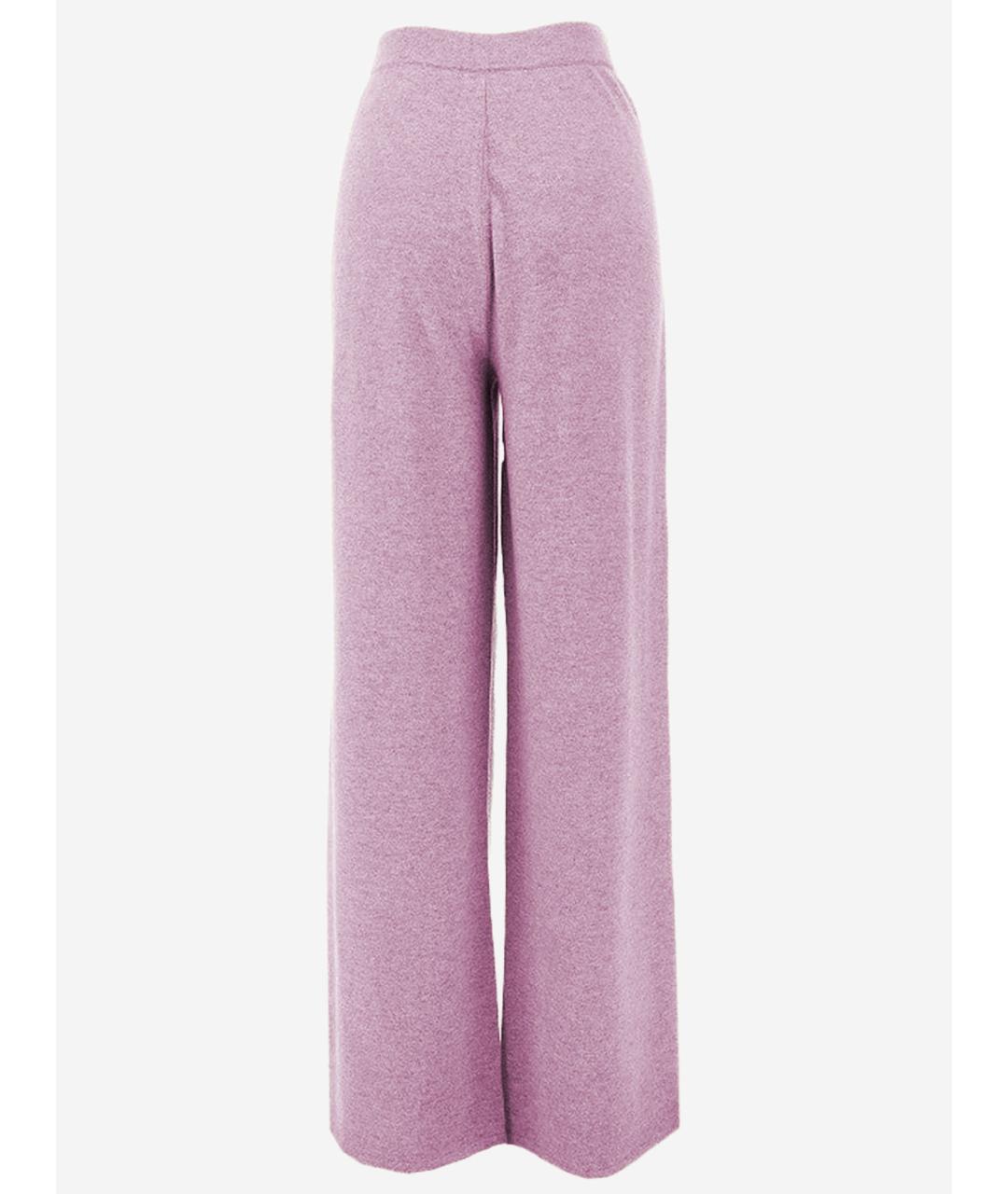 GUEST IN RESIDENCE Розовые кашемировые прямые брюки, фото 2