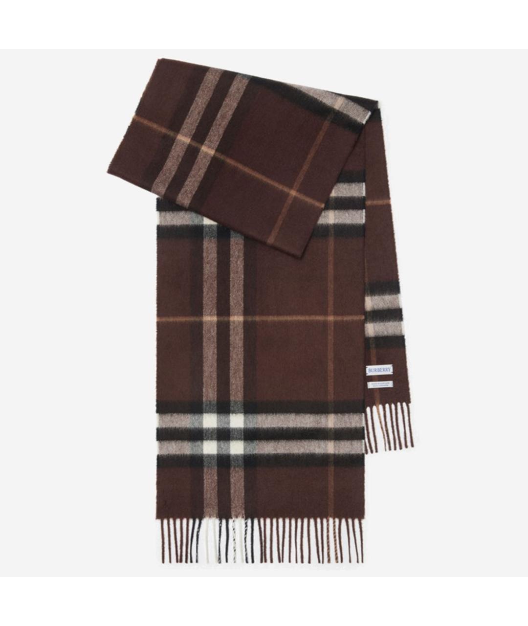 BURBERRY Красный кашемировый шарф, фото 2