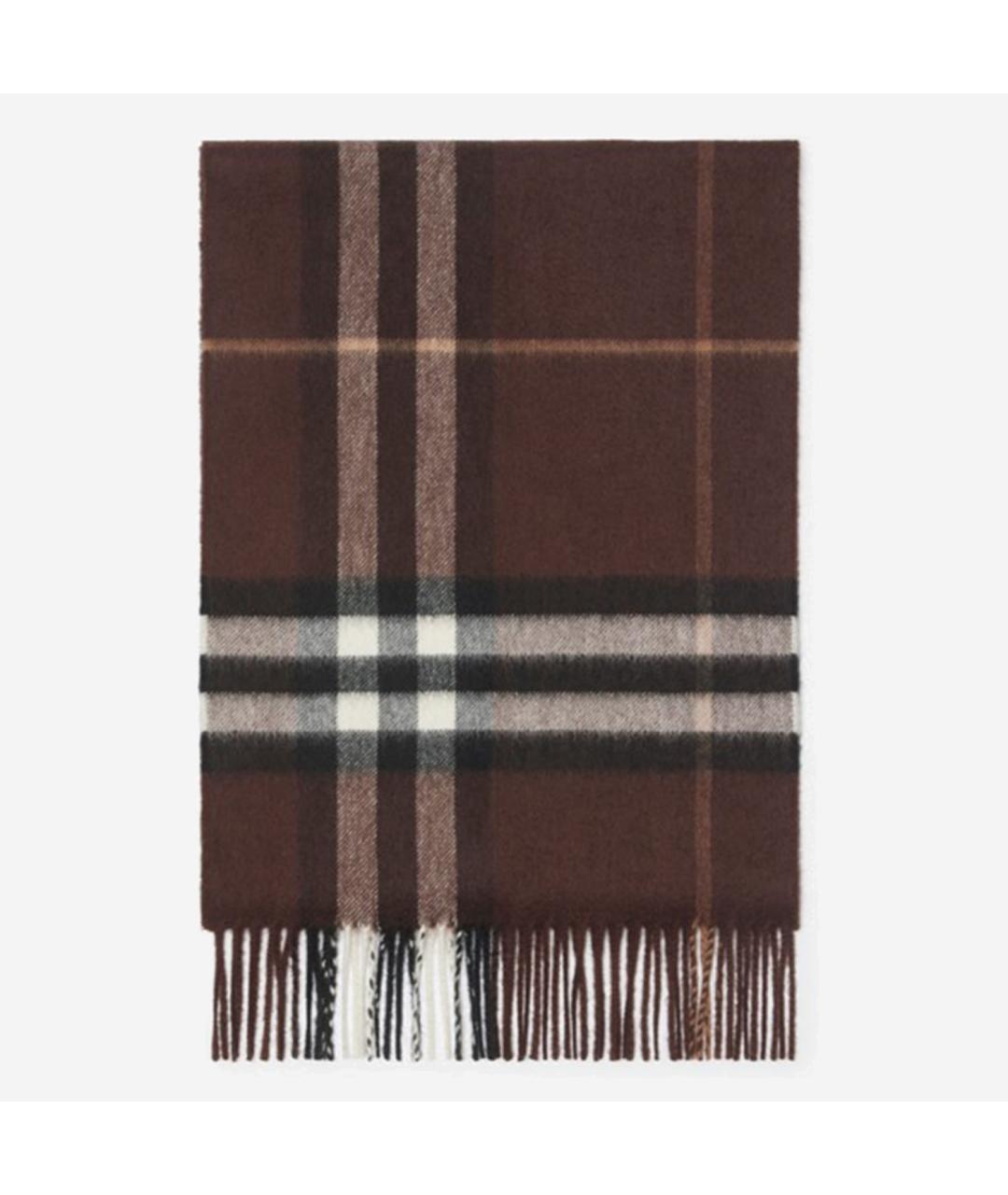 BURBERRY Красный кашемировый шарф, фото 1