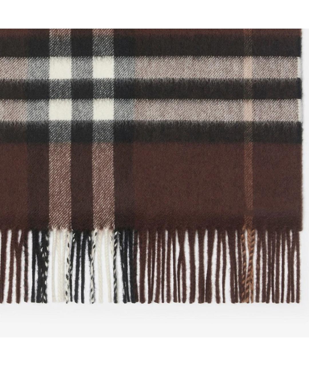 BURBERRY Красный кашемировый шарф, фото 3