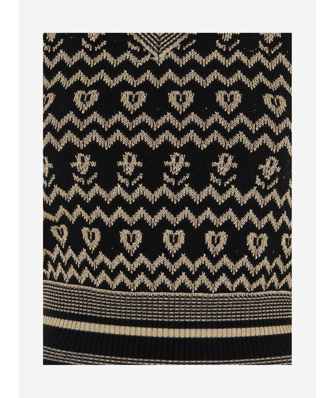 VALENTINO Черная шерстяная жилетка, фото 3