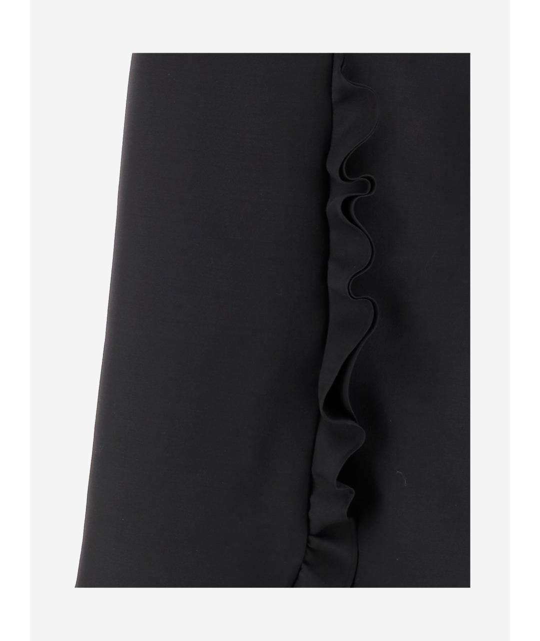 VALENTINO Черная шерстяная юбка миди, фото 3