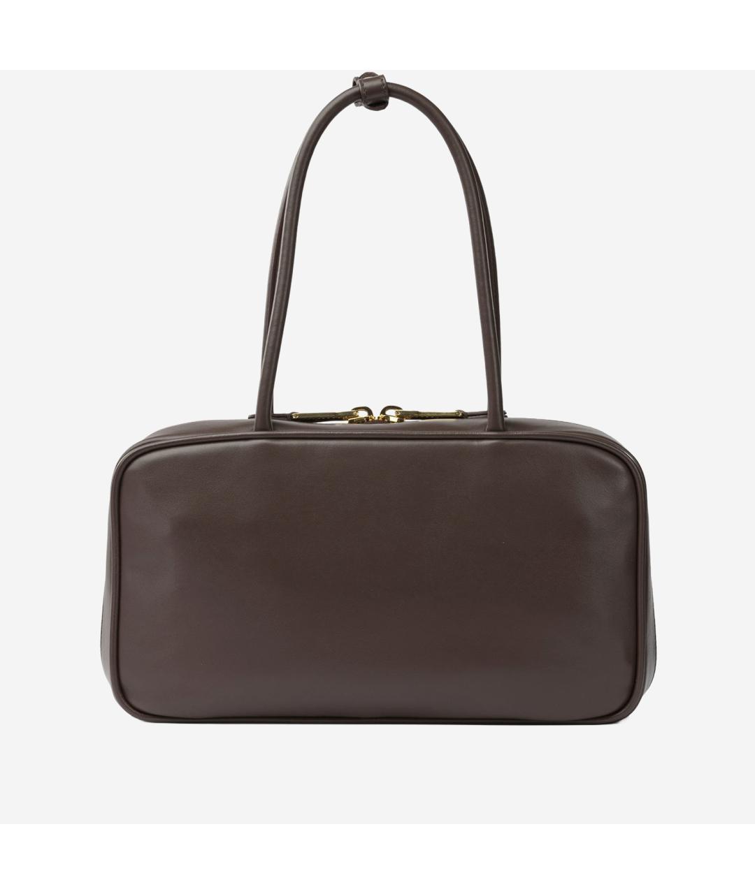 MIU MIU Коричневая кожаная сумка тоут, фото 3