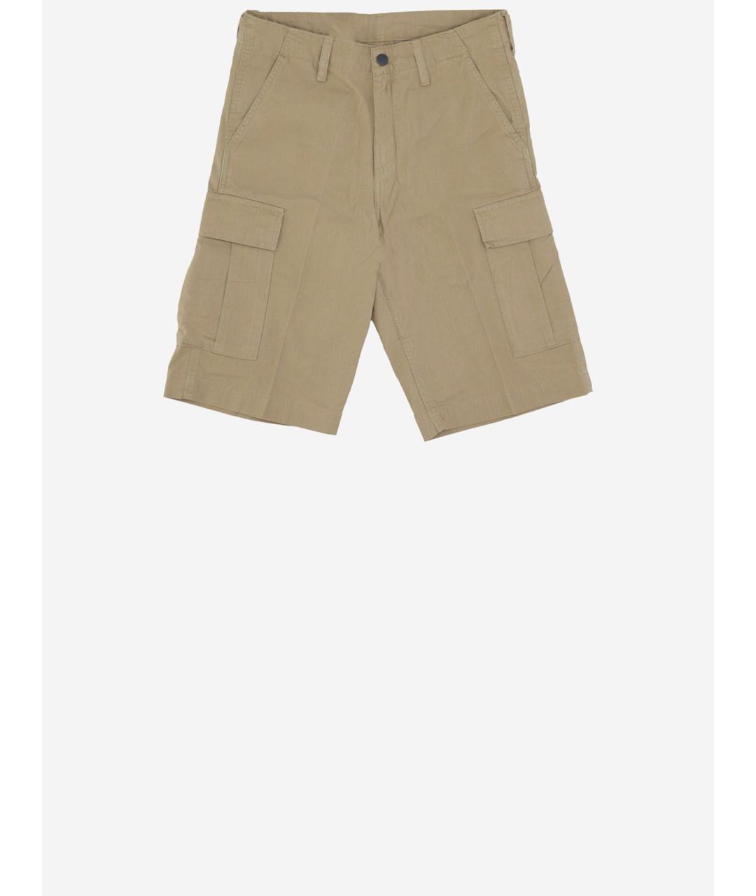 CARHARTT WIP Бежевые шорты, фото 1