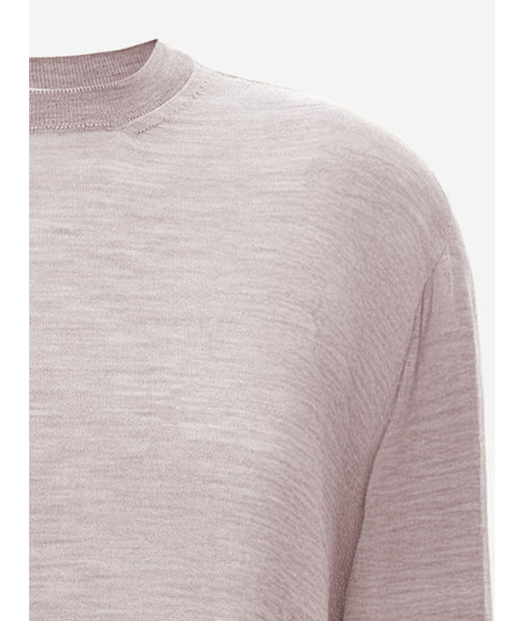 JIL SANDER Розовый кашемировый джемпер / свитер, фото 3