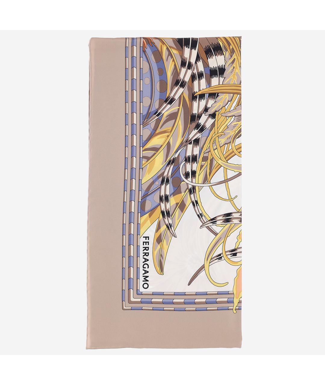FERRAGAMO Мульти шелковый платок, фото 1