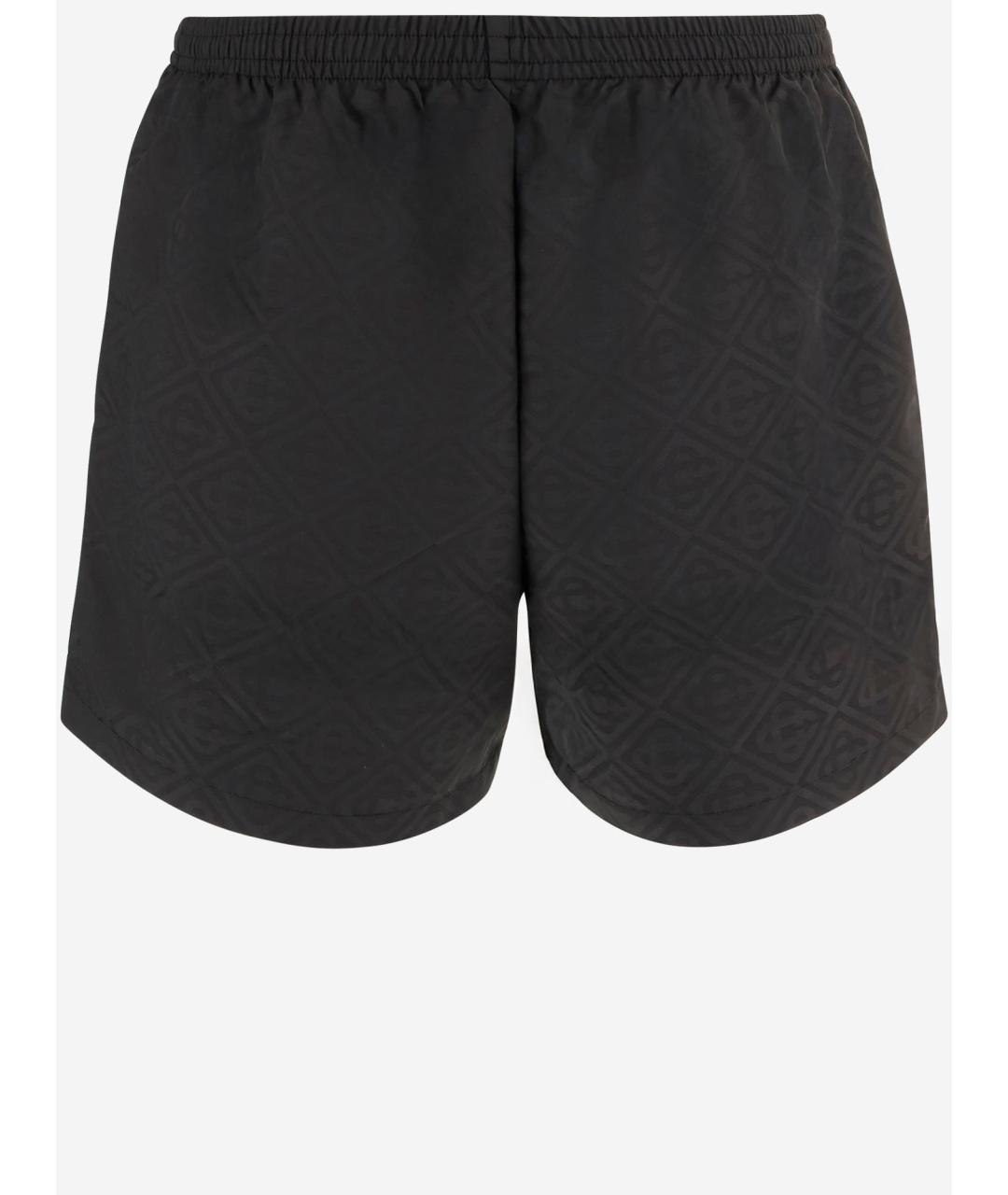 CASABLANCA Черные полиэстеровые шорты, фото 2