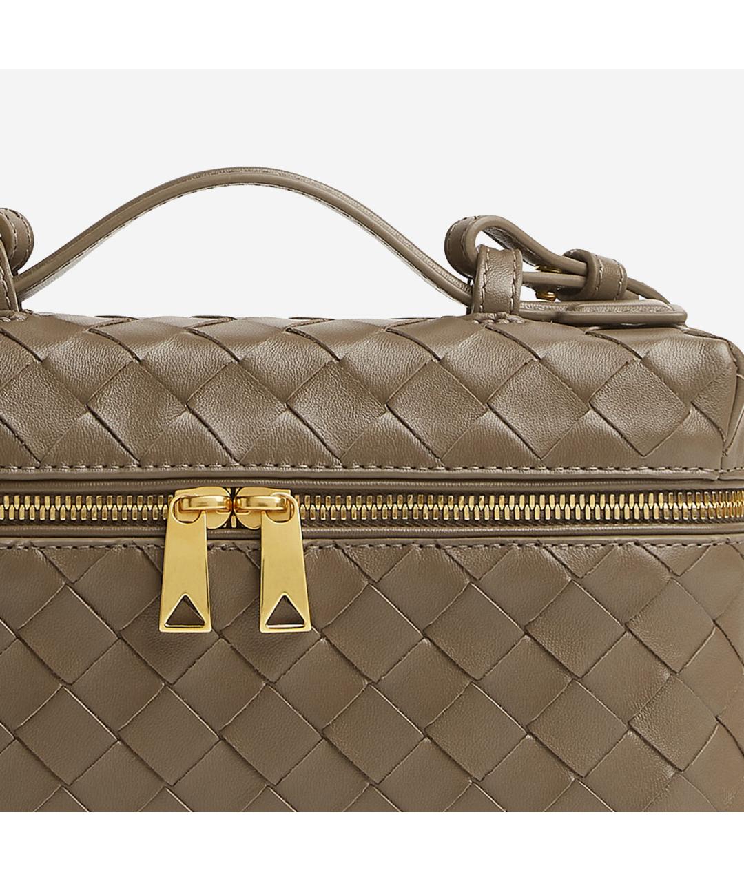 BOTTEGA VENETA Зеленая кожаная сумка через плечо, фото 4