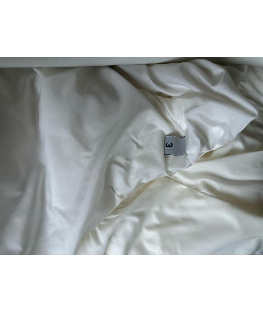 MONCLER Белый полиамидовый пуховик, фото 6