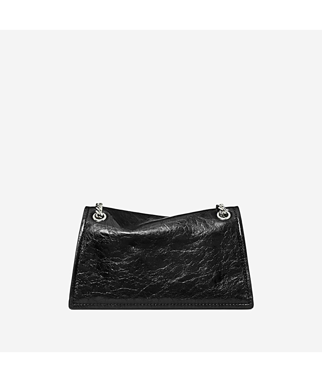 TORY BURCH Черная кожаная сумка через плечо, фото 3