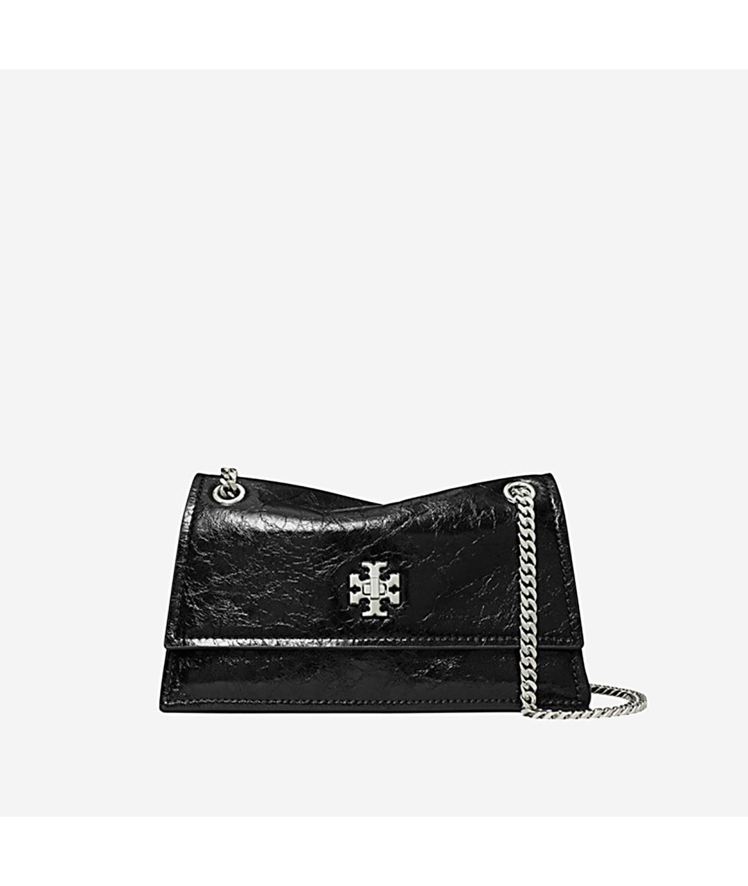 TORY BURCH Черная кожаная сумка через плечо, фото 1