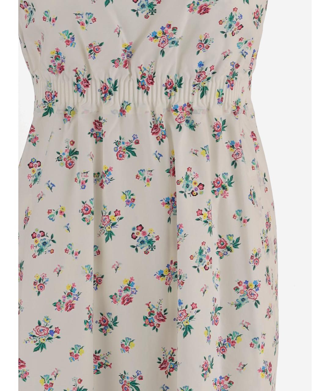 TORY BURCH Мульти хлопковое повседневное платье, фото 3