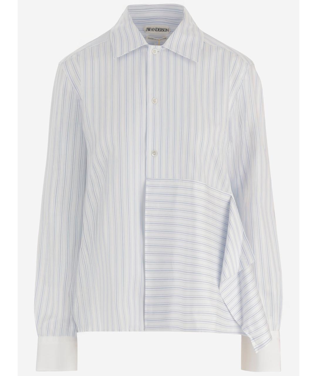 J.W.ANDERSON Белая хлопковая рубашка, фото 1