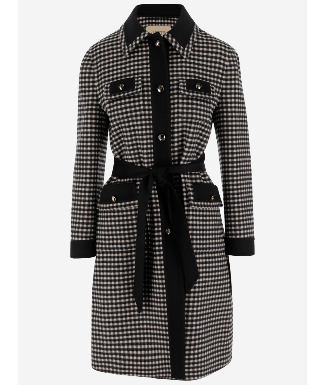 VALENTINO Мульти шерстяное пальто, фото 4