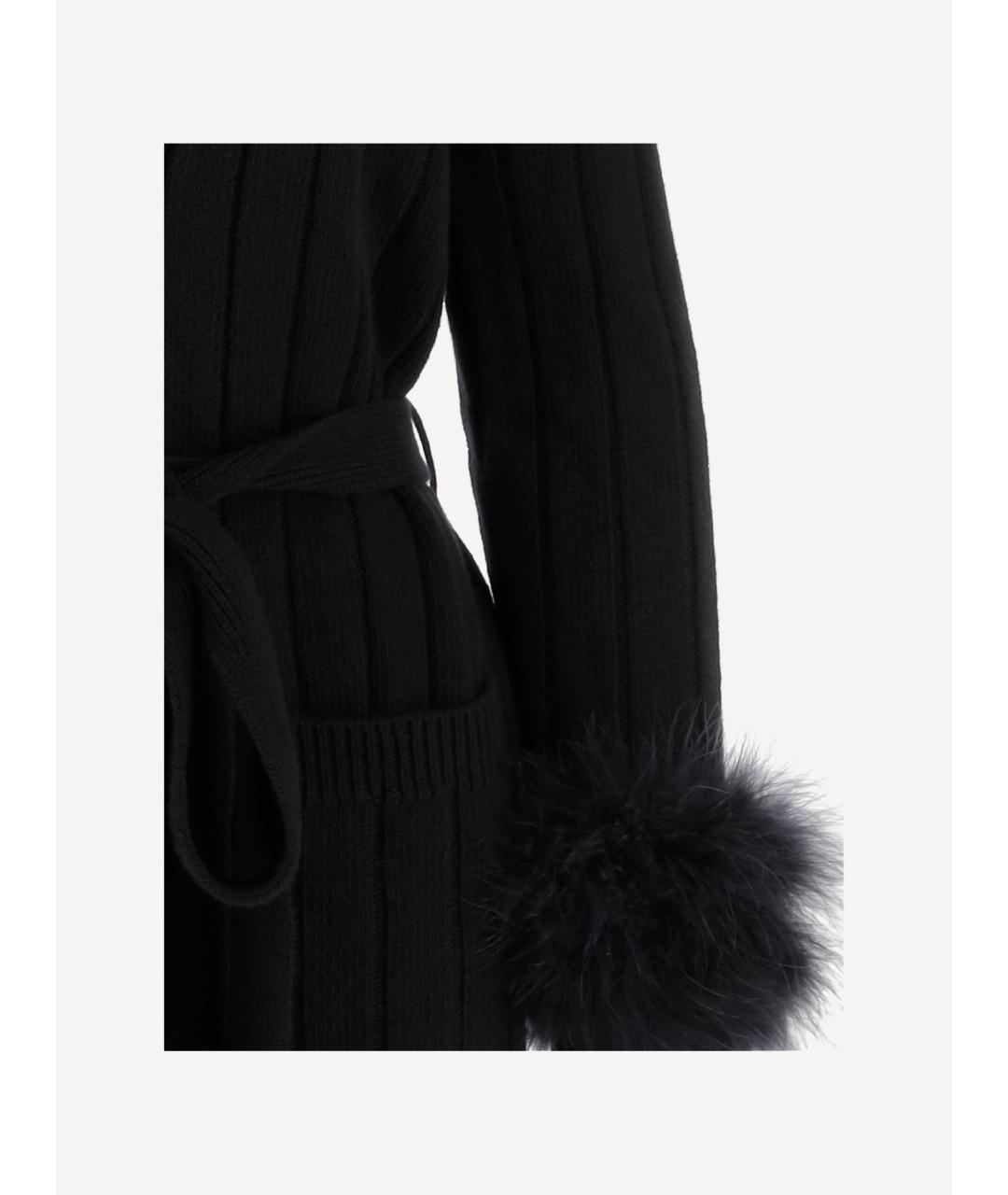 VALENTINO Черный шерстяной кардиган, фото 3